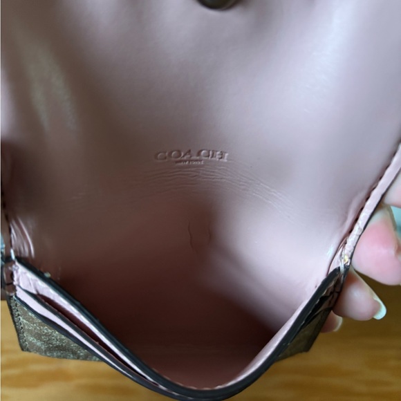 Coach Pink and Brown Wristlet with Strawberry Print - Picture 10 of 10